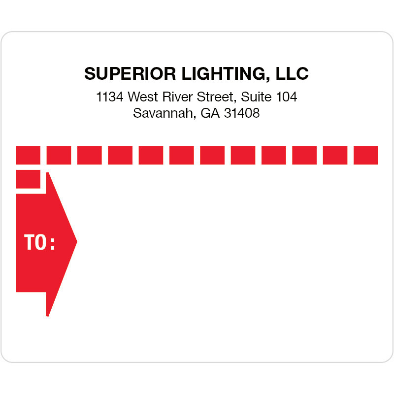 Describe the mailing labels