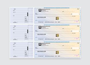 SB-02 High-Security General Purpose 3-To-A-Page Check